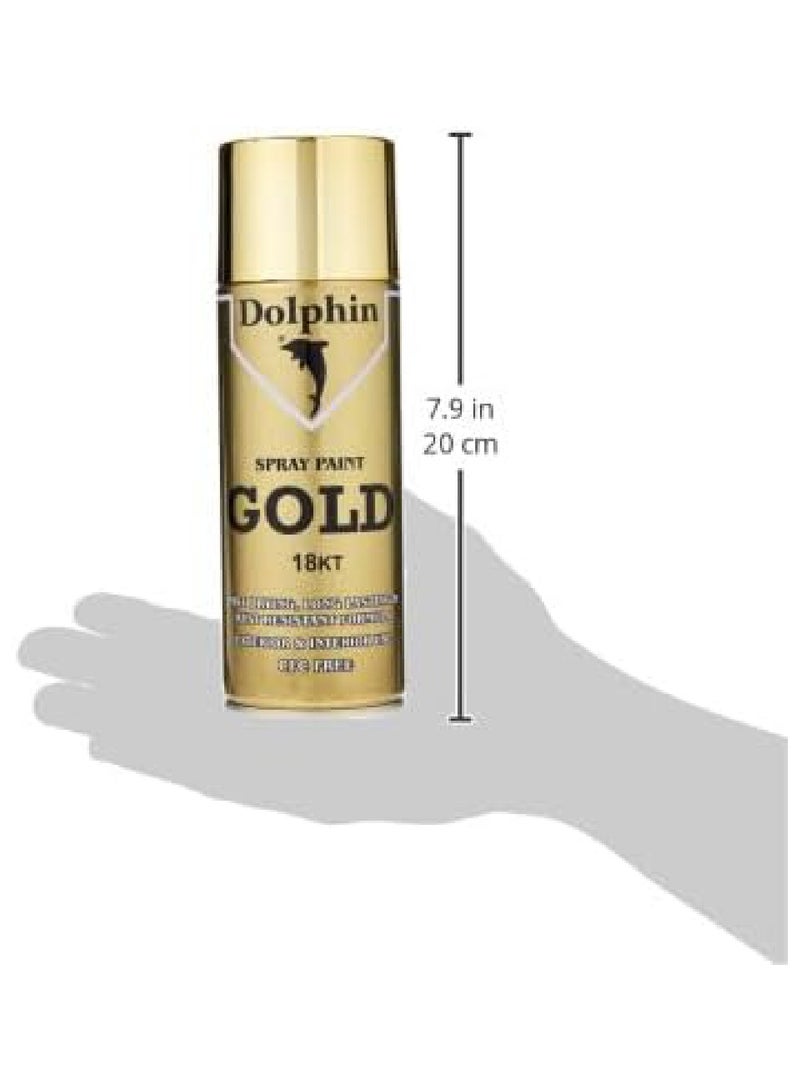 دولفين بخاخ طلاء دولفين 280 غرام (ذهب عيار 18 قيراط) - Image 4